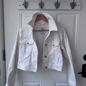 Hollister Off-White Denim Jacket
